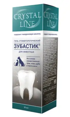 Купить apicenna crystal line Гель для кошек и собак зубастик стоматологический на основе лекарственных трав 