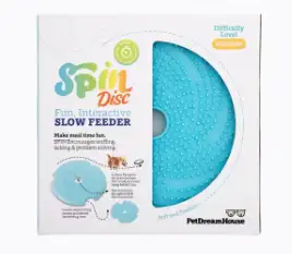 Купить petdreamhouse spin accessories аксессуар диск летающий для интерактивной системы кормления Спин, синий