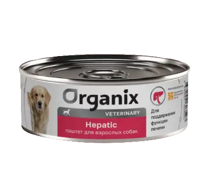 Купить organix vet hepatic консервы для взрослых собак для поддержания функции печени