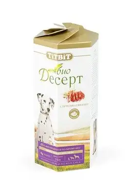 Купить titbiТ лакомство для собак печенье "Био десерт" с печенью стандарт