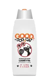 Купить good dog&cat шампунь антипаразитарный универсальный для кошек и собак