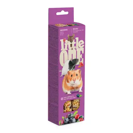 Купить little one лакомство Палочки для хомяков, крыс, мышей и песчанок с ягодами