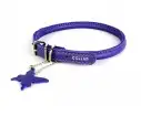 СКИДКА COLLAR ошейник круглый для длинношерстых собак (фиолетовый)