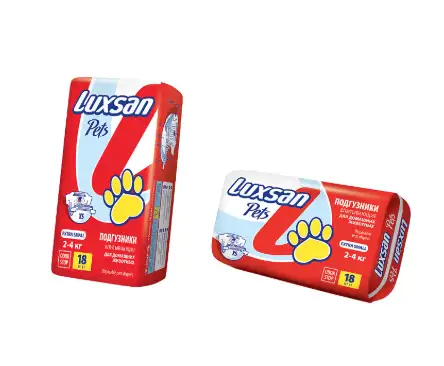 Купить luxsan premium подгузники для собак и кошек xs 