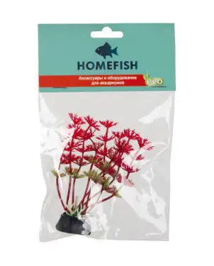 Купить homefish Бетта амбулия растение для аквариума пластиковое с грузом