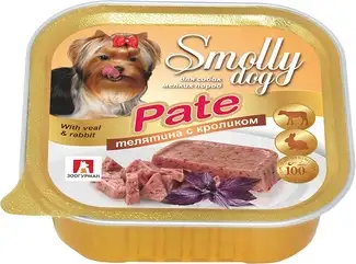 Купить Зоогурман влажный корм для собак "smolly dog" телятина с кроликом (ламистер)