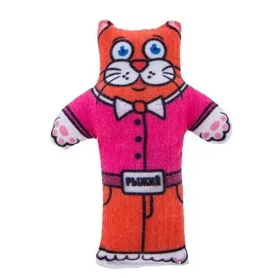 Купить Антицарапки игрушка для кошек "Котик", с валерианой