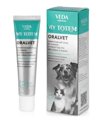 Купить Веда my totem oralvet гель для зубов и полости рта собак и кошек