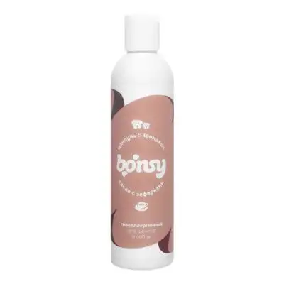 Купить bonsy шампунь гипоаллергенный с ароматом "какао с зефирками" для щенков и собак