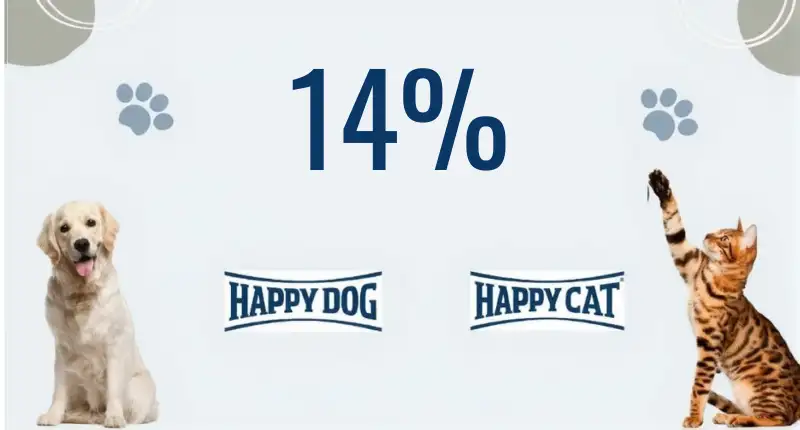 Скидка на 14% Happy Cat / Dog 