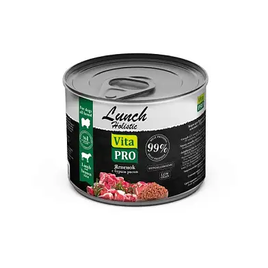 VITA PRO LUNCH консервы для щенков индейка с гранатом