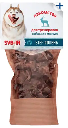 Купить svb-in лакомство для собак всех пород, легкое оленя