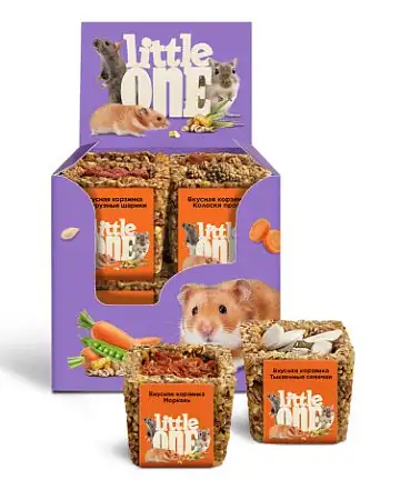 Купить little one Вкусная корзинка "ассорти" лакомство для грызунов 