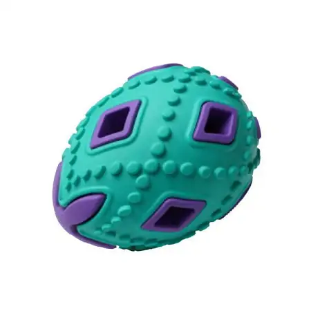 Купить homepet silver series игрушка для собак яйцо бирюзово-фиолетовое каучук