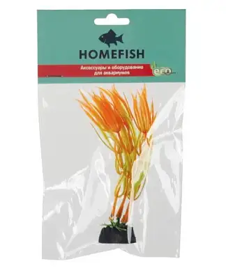 HOMEFISH Таксодий красный растение для аквариума пластиковое с грузом