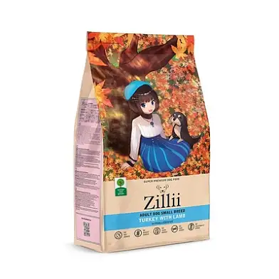 Zilli сухой корм для взрослых собак мелких пород Индейка с Ягнёнком