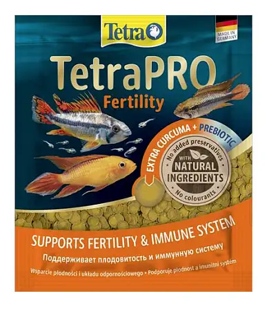 Купить tetra tetrapro fertility multi-crisps Корм с куркумой для поддержания репродуктивных функци рыб