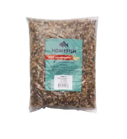 Купить homefish грунт для аквариума 3-5 мм жемчужный