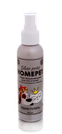 Купить homepet silver series Идем ГУЛЯТЬ спрей увлажняющий для лап кошек и собак