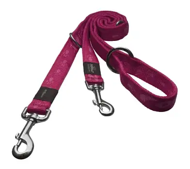Rogz Alpinist поводок-перестежка для собак, розовый