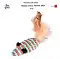 PetStar игрушка для кошек МЫШКА сизаль с пером желтая шоу-бокс #2