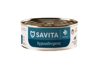 SAVITA vet Hypoallergenic консервы для взрослых кошек при пищевой аллергии