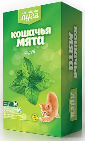 Купить Альпийские луга мята для кошек, спрей