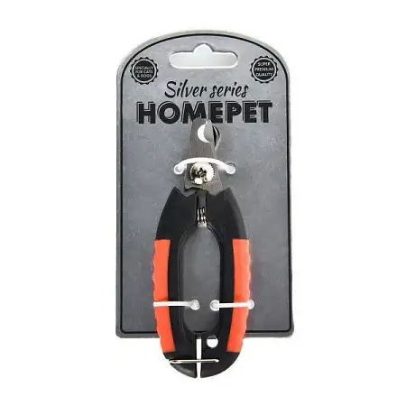 Купить homepet silver series когтерез секатор с фиксатором для собак и кошек