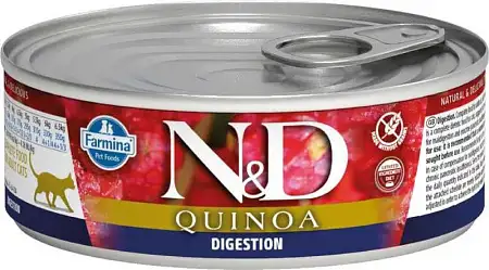 Купить farmina n&d quinoa консервы для кошек, поддержка пищеварения