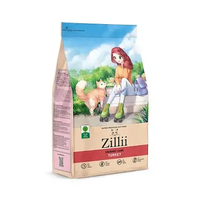 Zilli сухой корм для взрослых кошек, РН контроль, с индейкой