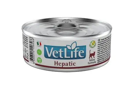 Купить farmina vet life cat hepatic влажный корм для кошек при заболевании печени (банка)