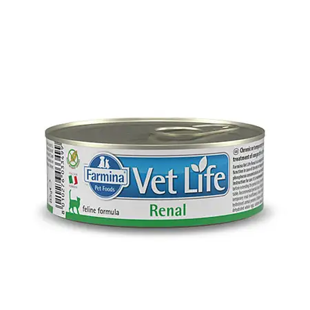 Купить farmina vet life renal консервы для кошек для поддержания функции почек (банка)