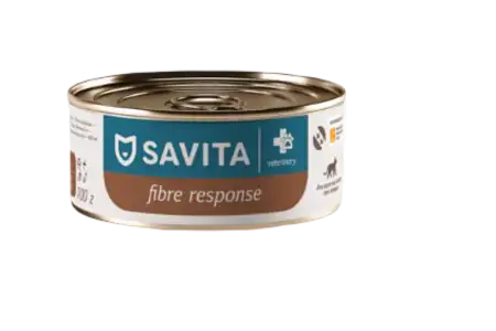 Купить savita vet gastrointestinal fibre response консервы для взрослых кошек при запорах