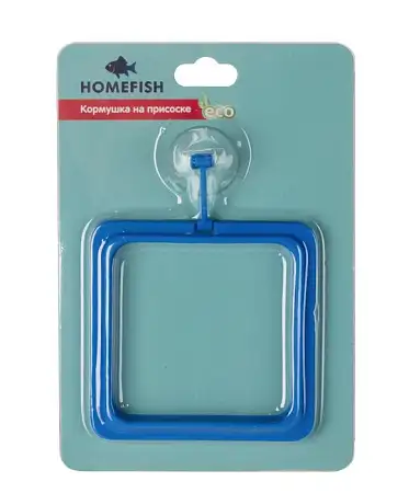 Купить homefish кормушка на присоске квадратная