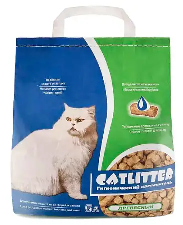 Купить cat litter наполнитель для кошек древесные гранулы
