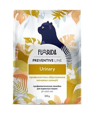 Florida Preventive Line Urinary сухой корм для кошек "Профилактика образования мочевых камней"