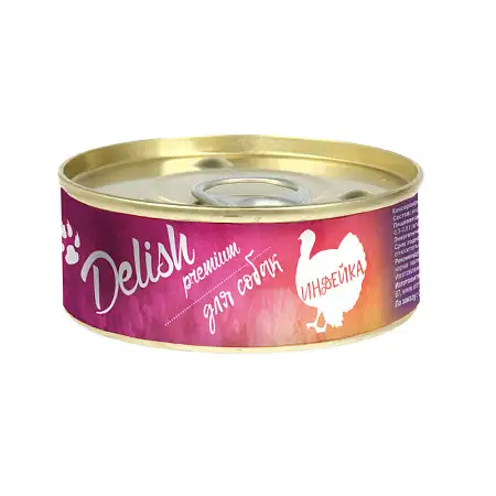 Купить delish premium консервы для собак индейка