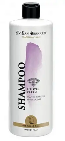 Купить iv san bernard traditional line cristal clean шампунь для устранения желтизны шерсти для собак