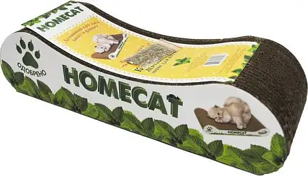 Купить homecat mini Мятная волна когтеточка для котят гофрокартон