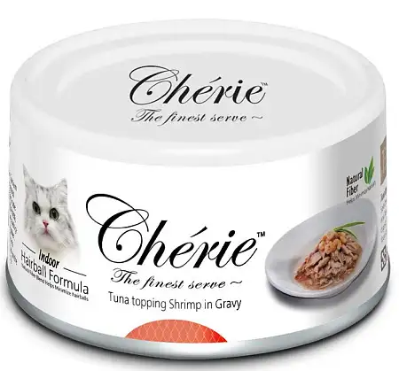 Купить pettric cherie hairball control консервы для кошек тунец с креветкой в подливе