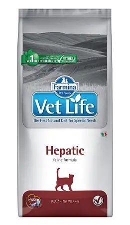 Купить farmina vet life сухой корм  для кошек при хронической печеночной недостаточности (hepatic)